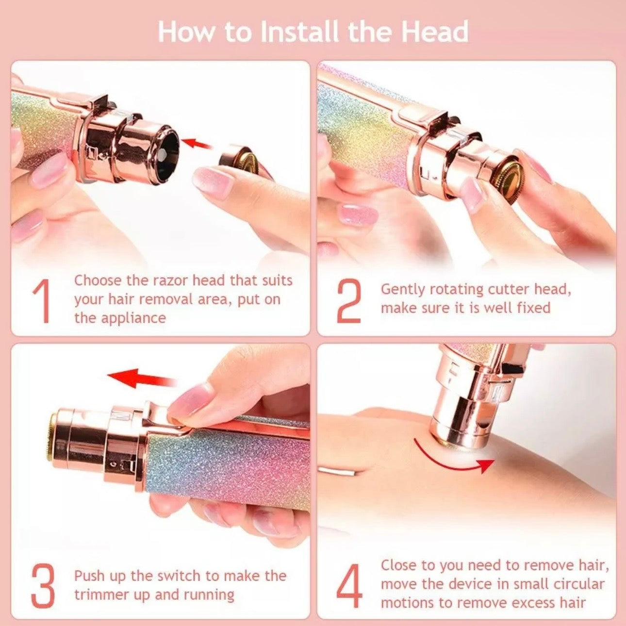 2 in 1 Facial And Eyebrow Remover